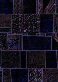 Patchwork Blue Transitional Rug, abs2007blu