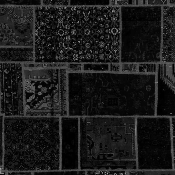 Patchwork Gray Transitional Rug, abs2007gry