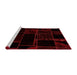 Transitional Red Washable Rugs