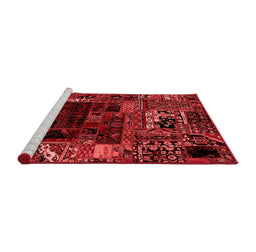 Transitional Red Washable Rugs