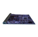 Sideview of Patchwork Blue Transitional Rug, abs2008blu