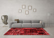 Transitional Red Washable Rugs