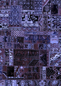 Patchwork Blue Transitional Rug, abs2008blu