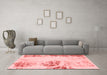 Modern Red Washable Rugs