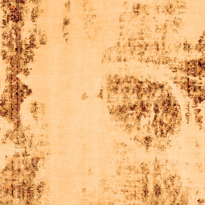 Machine Washable Abstract Orange Modern Area Rugs, wshabs2009org