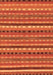 Abstract Orange Modern Rug, abs200org