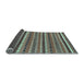 Sideview of Abstract Light Blue Modern Rug, abs200lblu