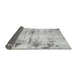 Sideview of Abstract Gray Modern Rug, abs2010gry