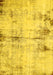 Abstract Yellow Modern Rug, abs2010yw