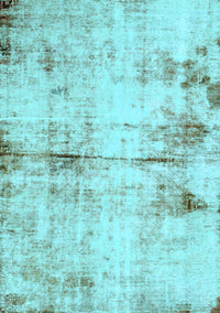 Abstract Light Blue Modern Rug, abs2010lblu