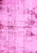 Machine Washable Abstract Pink Modern Rug, wshabs2010pnk