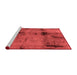 Modern Red Washable Rugs