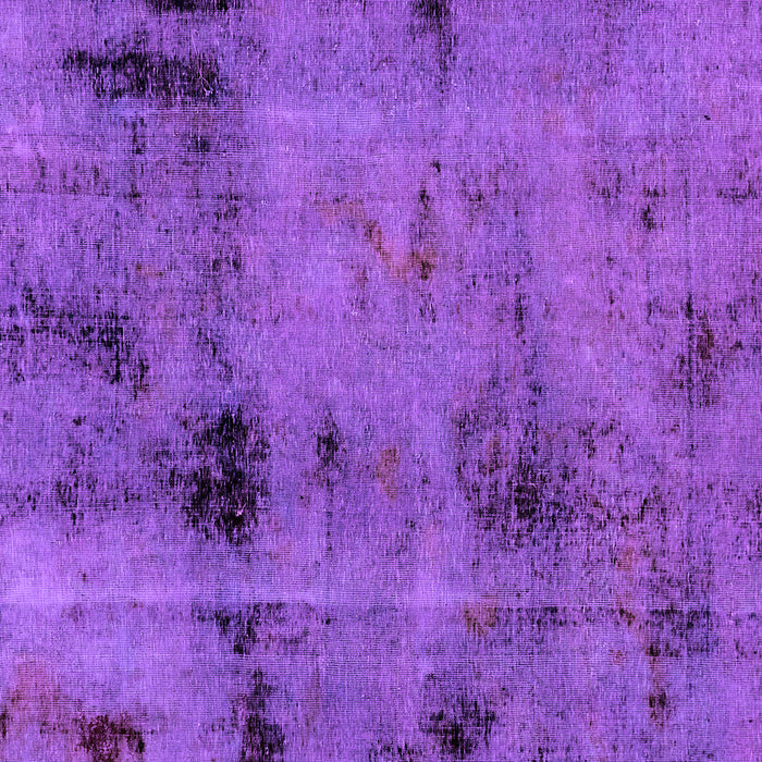 Square Abstract Purple Modern Rug, abs2011pur