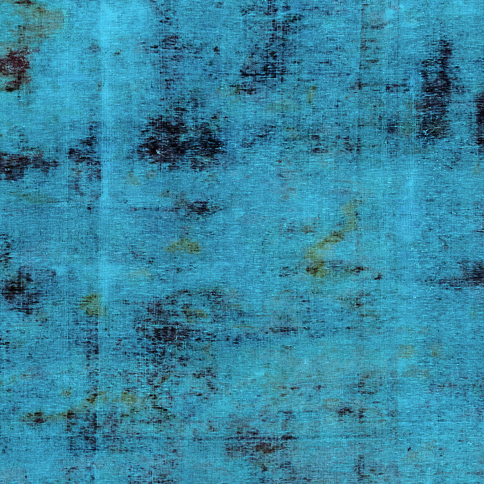 Square Abstract Light Blue Modern Rug, abs2011lblu