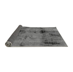 Sideview of Abstract Gray Modern Rug, abs2011gry