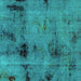 Square Abstract Turquoise Modern Rug, abs2011turq