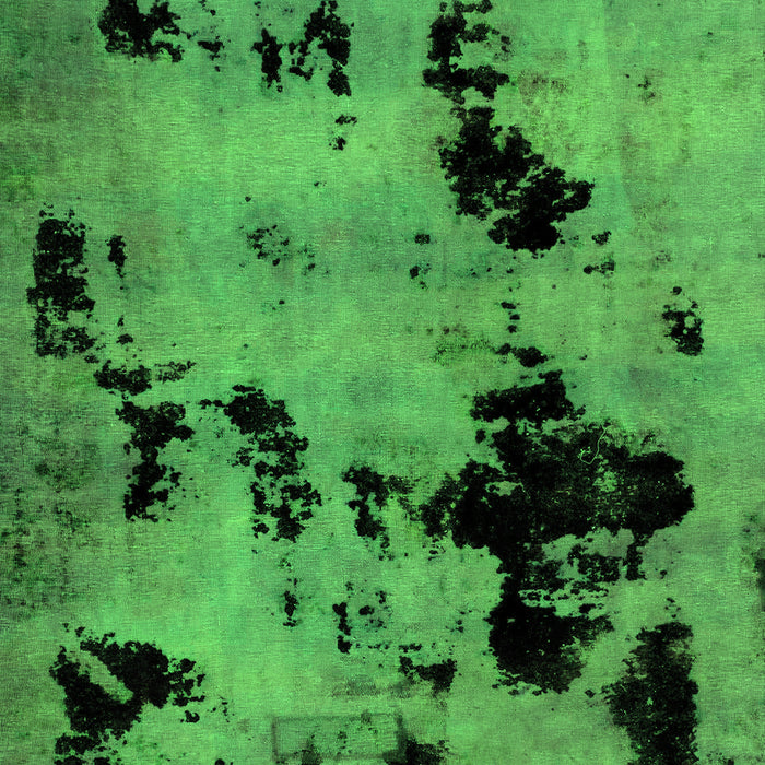 Abstract Green Modern Rug, abs2012grn