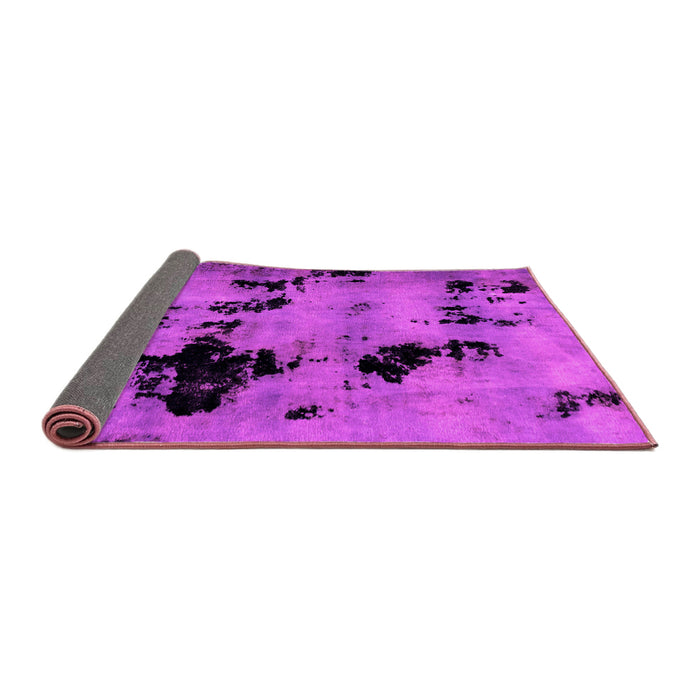 Sideview of Abstract Pink Modern Rug, abs2012pnk