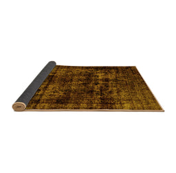 Sideview of Persian Yellow Bohemian Rug, abs2013yw