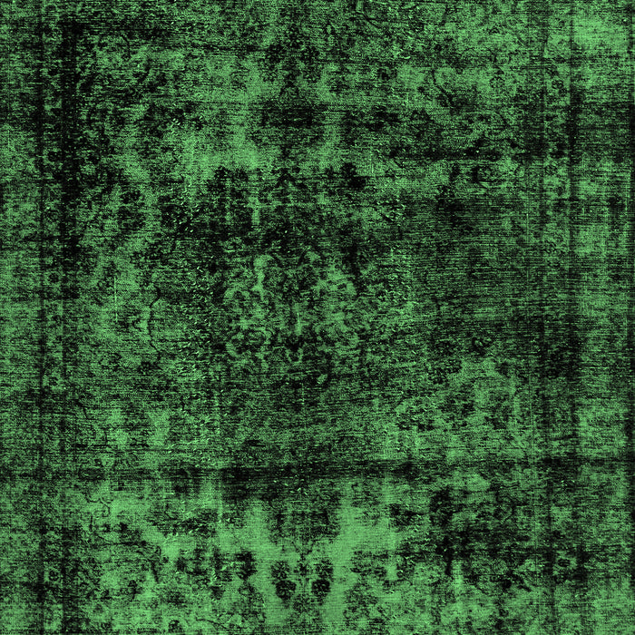 Machine Washable Persian Emerald Green Bohemian Area Rugs, wshabs2013emgrn