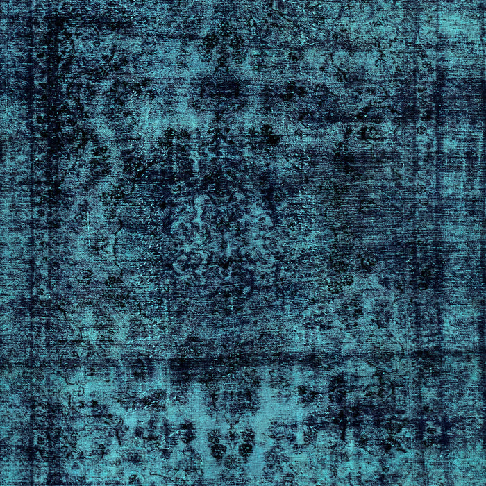 Machine Washable Persian Turquoise Bohemian Area Rugs, wshabs2013turq