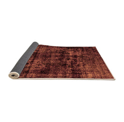 Sideview of Persian Orange Bohemian Rug, abs2013org