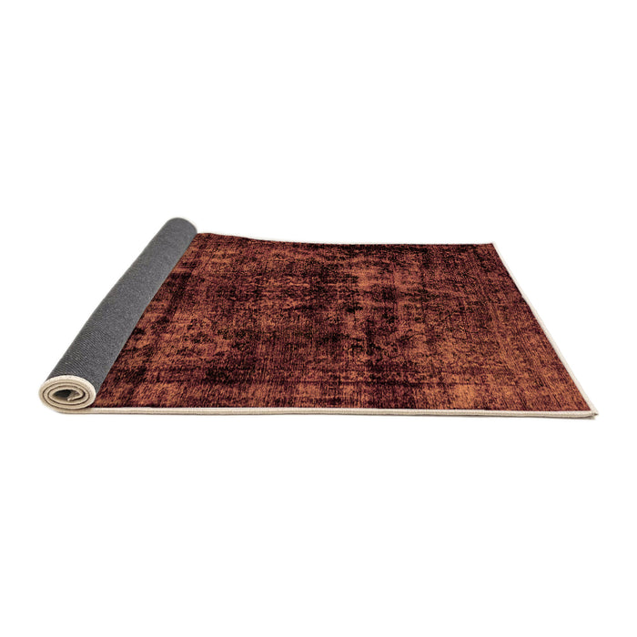 Sideview of Persian Orange Bohemian Rug, abs2013org