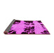 Sideview of Abstract Pink Modern Rug, abs2014pnk