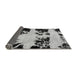 Sideview of Abstract Gray Modern Rug, abs2014gry