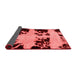 Abstract Red Modern Area Rugs