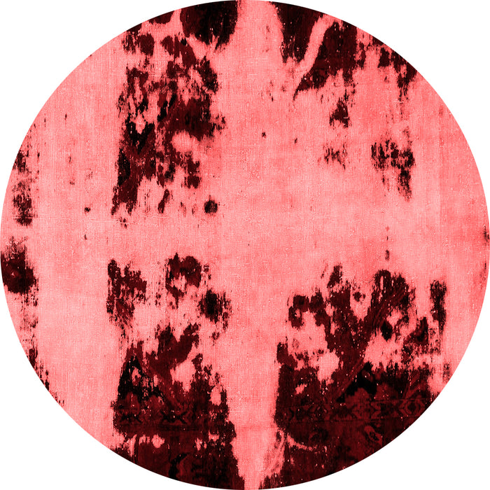 Machine Washable Abstract Red Modern Rug, wshabs2014red