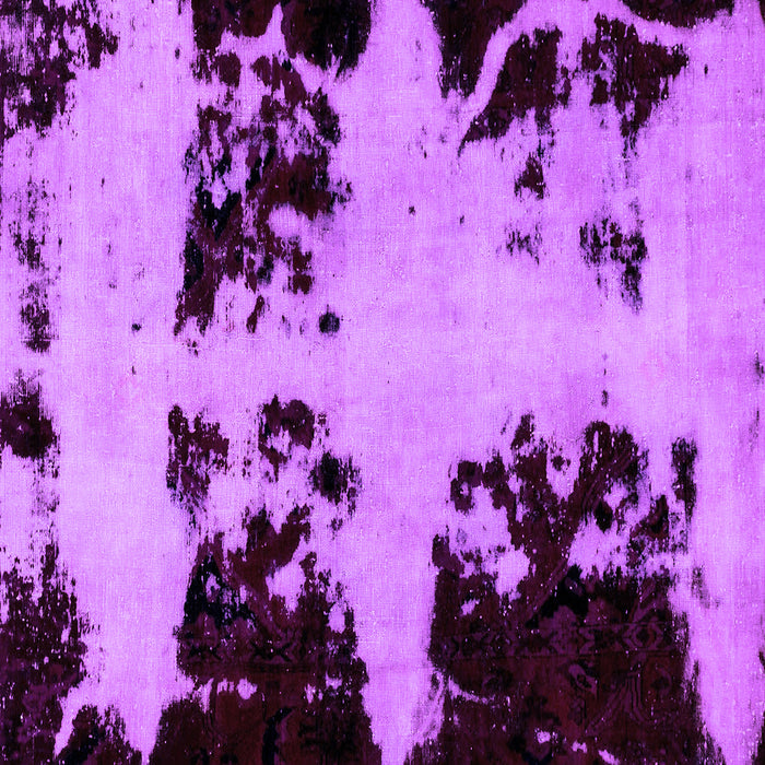 Square Abstract Purple Modern Rug, abs2014pur