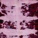 Square Abstract Pink Modern Rug, abs2014