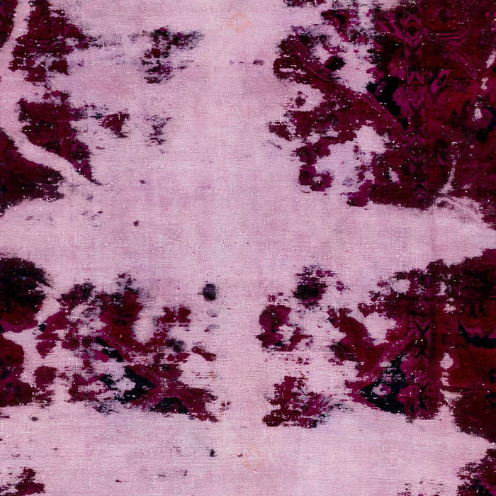 Machine Washable Abstract Cadillac Pink Rug, wshabs2014