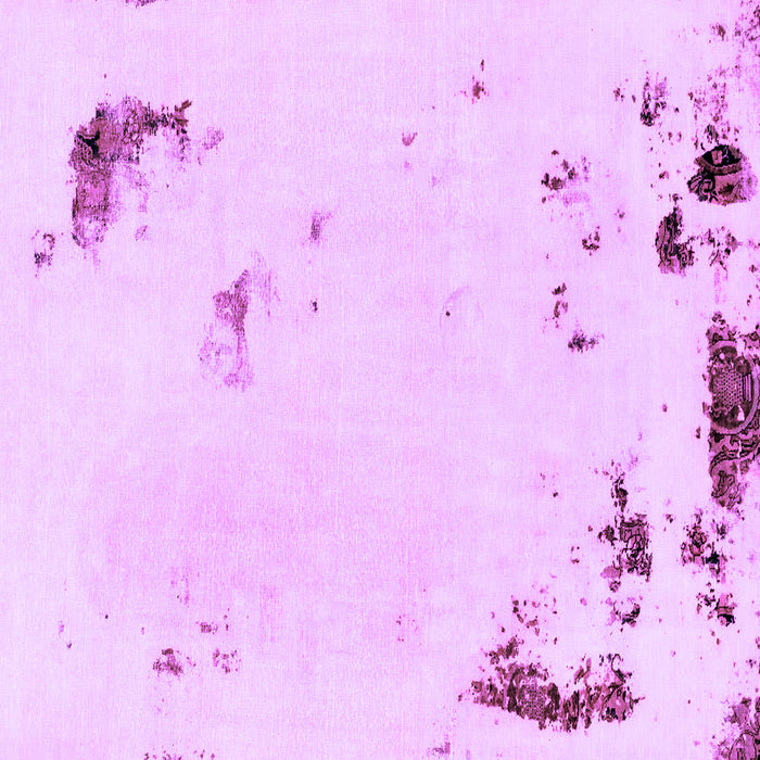 Square Abstract Purple Modern Rug, abs2015pur