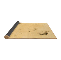 Sideview of Abstract Brown Modern Rug, abs2015brn