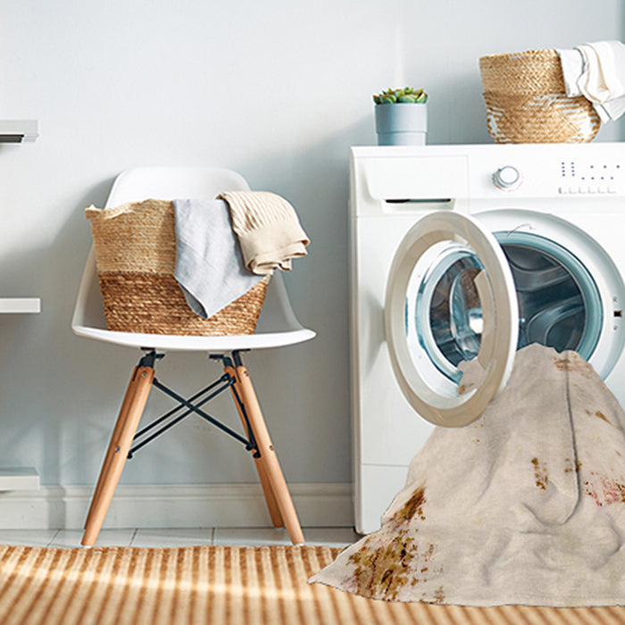 Machine Washable Abstract Pastel Orange Rug in a Washing Machine, wshabs2016