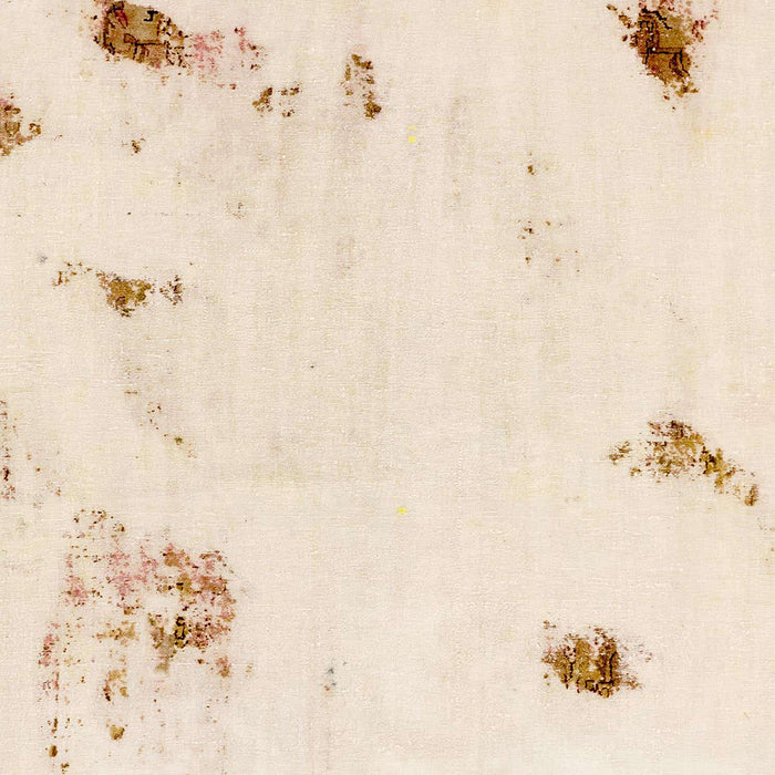 Machine Washable Abstract Pastel Orange Rug, wshabs2016