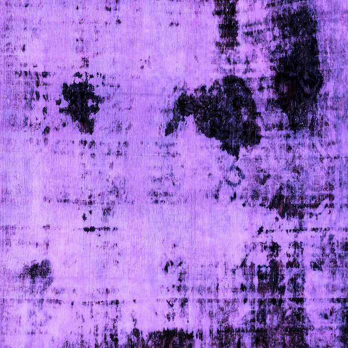 Square Abstract Purple Modern Rug, abs2017pur