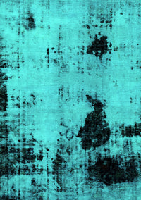 Abstract Turquoise Modern Rug, abs2017turq