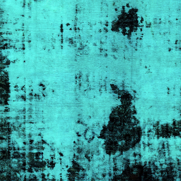 Abstract Turquoise Modern Rug, abs2017turq