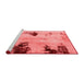 Modern Red Washable Rugs