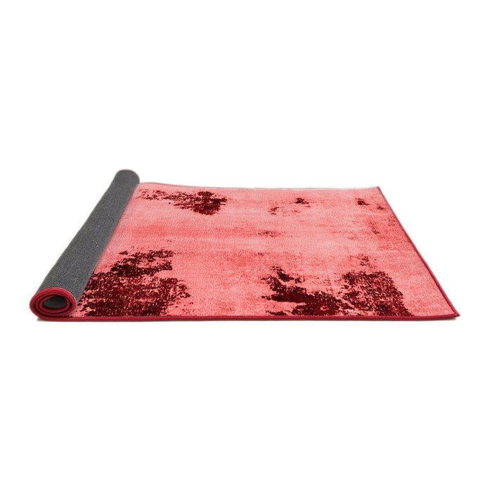 Abstract Red Modern Area Rugs