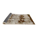 Sideview of Abstract Desert Sand Beige Modern Rug, abs2019