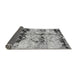 Sideview of Abstract Gray Modern Rug, abs2019gry