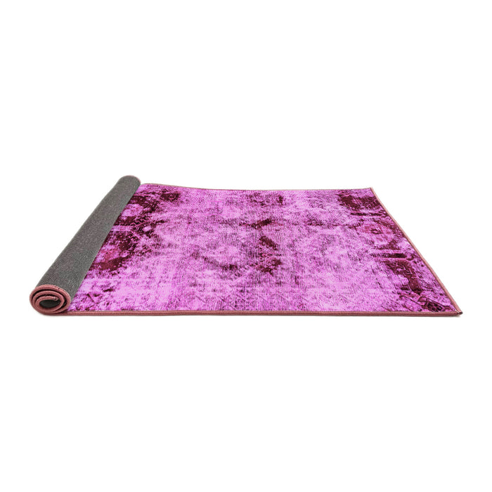 Sideview of Abstract Pink Modern Rug, abs2019pnk
