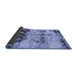 Sideview of Abstract Blue Modern Rug, abs2019blu