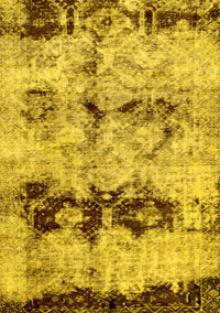 Abstract Yellow Modern Rug, abs2019yw