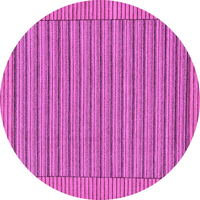 Round Machine Washable Abstract Purple Modern Area Rugs, wshabs201pur