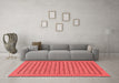 Modern Red Washable Rugs